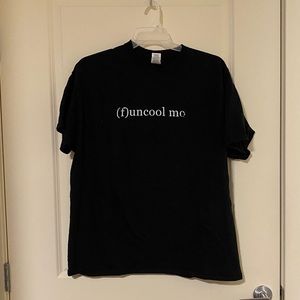 "(f)uncool mo" Misprint Tee